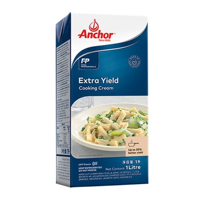 

Anchor cooking cream extra yield 1 ltr