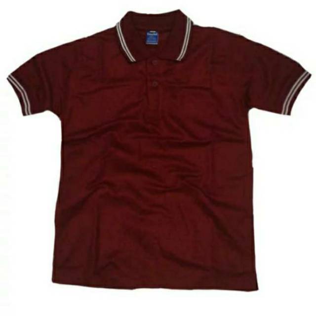 KAOS KERAH POLO MAROON ANAK-POLO SHIRT LIST MAROON ANAK-POLO POLOS ANAK-KAOS POLO - POLO ANAK MAROON