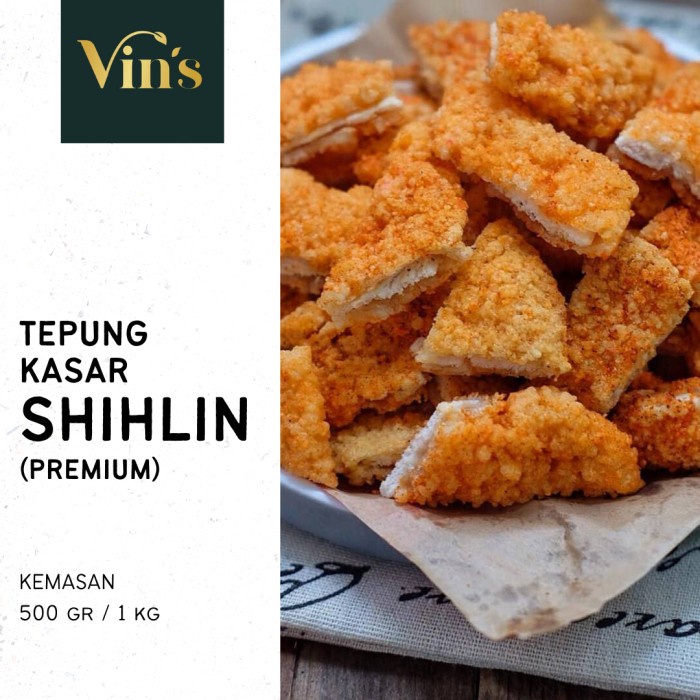 

pakai-siap-tepung-bumbu-tepung- tepung kasar / tepung taiwan crispy chicken ala shihlin - premium