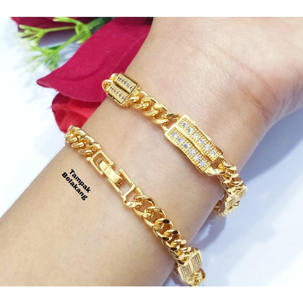 gelang tangan titanium wanita model terbaru