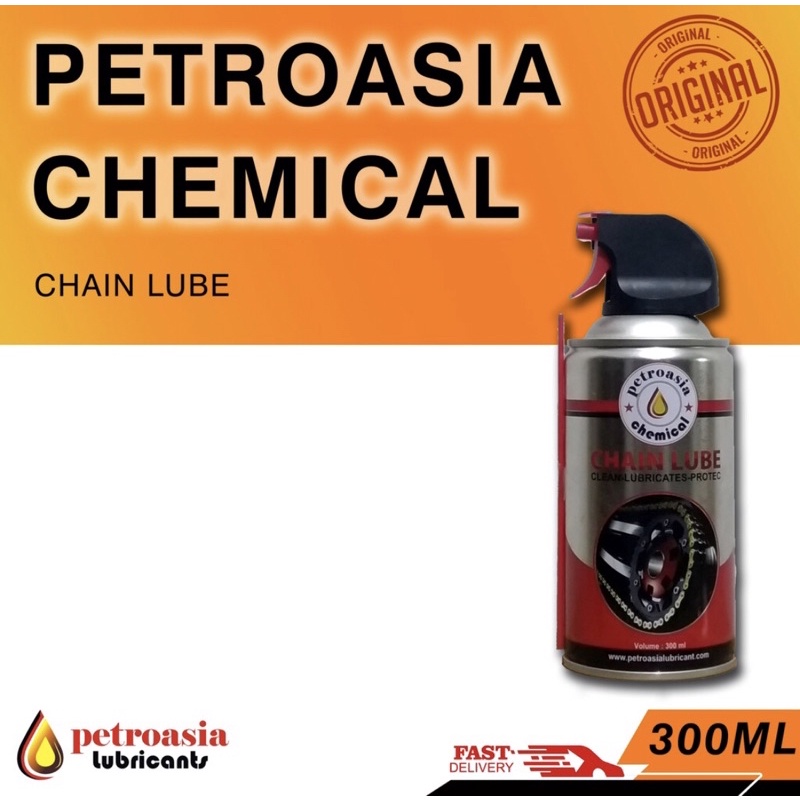 PELUMAS RANTAI MINYAK RANTAI CHAIN LUBE PETROASIA 300ml PELUMAS RANTAI PELUMAS SERBAGUNA