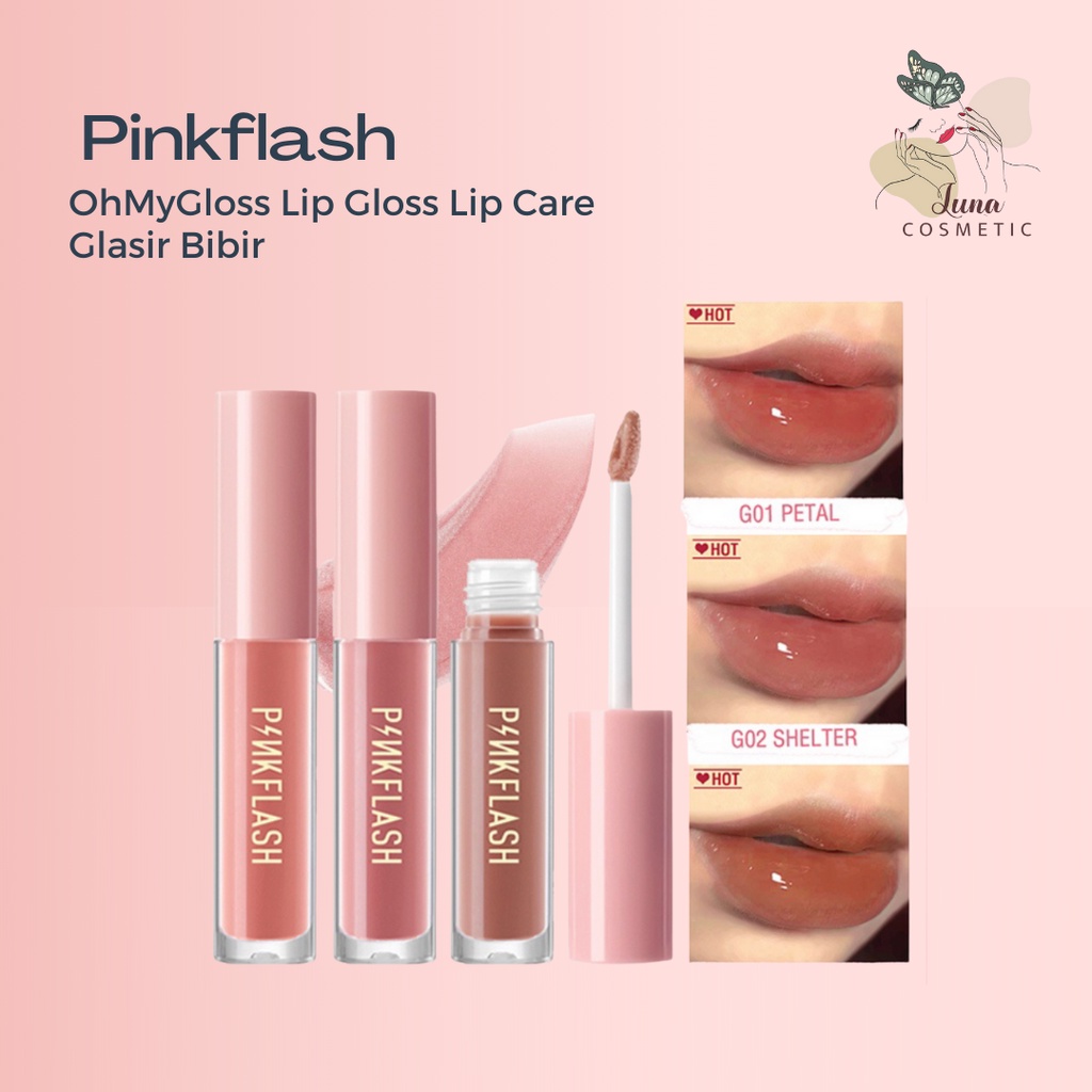 PINKFLASH OhMyPinkflash OhMyGloss Moisturising Plumpmax High Shimmer Lip Gloss