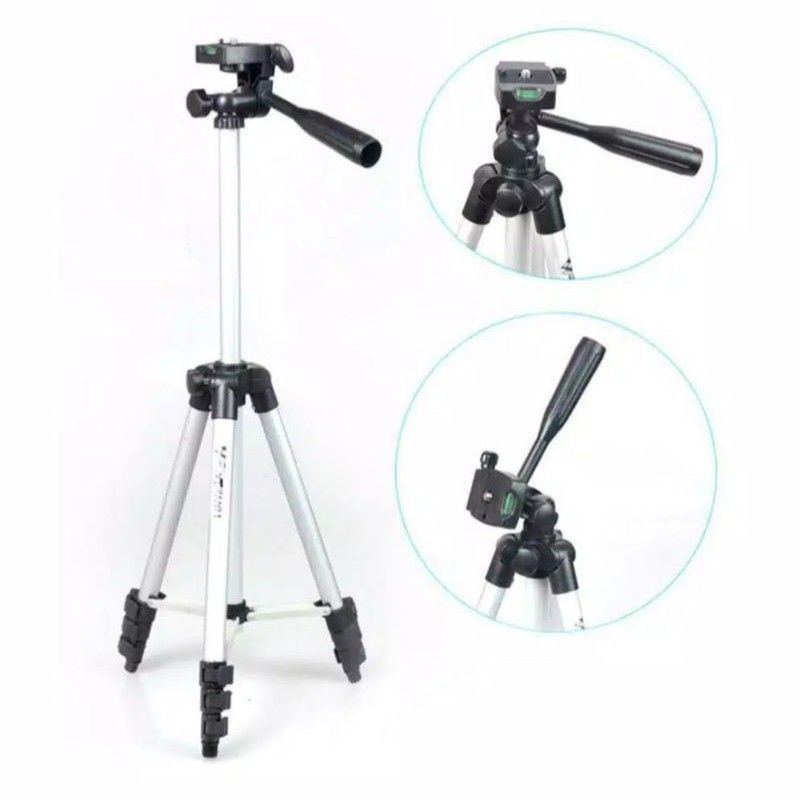 TRIPOD HP PLUS REMOTE KEPALA TRIPOD BAUT ORIGINAL 2 IN 1