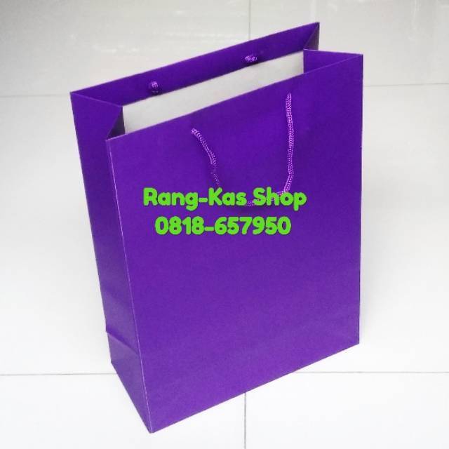 

Paper bag UNGU Folio Mewah