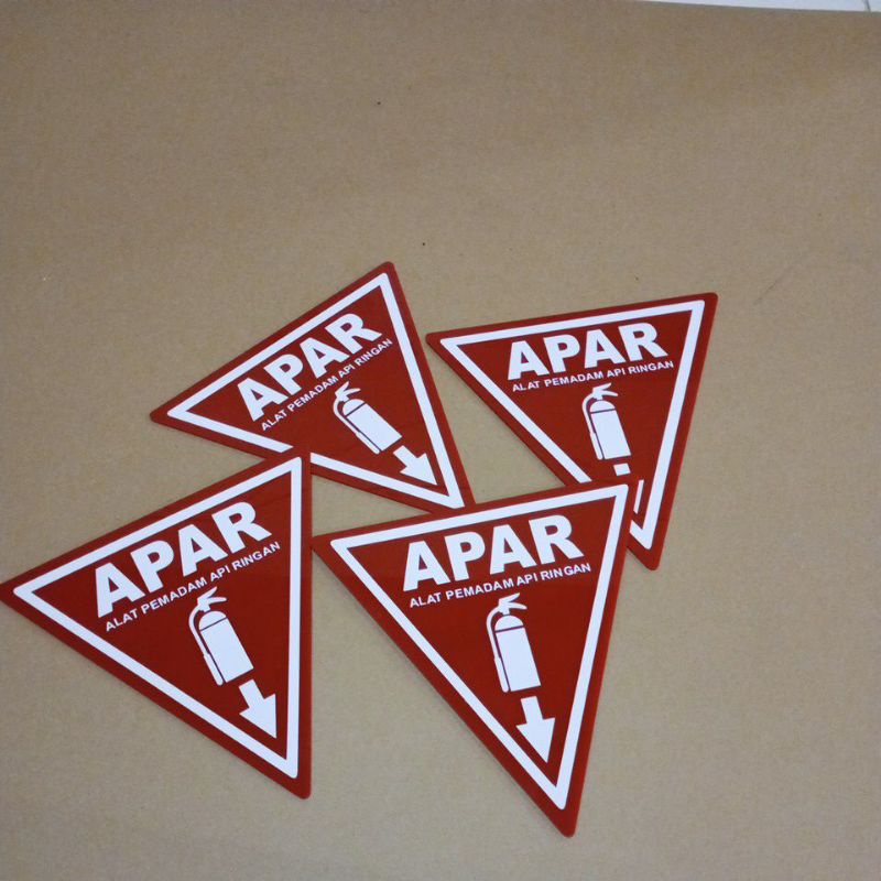 

APAR Sign In Acrylik Stiker Cuting free Perekat