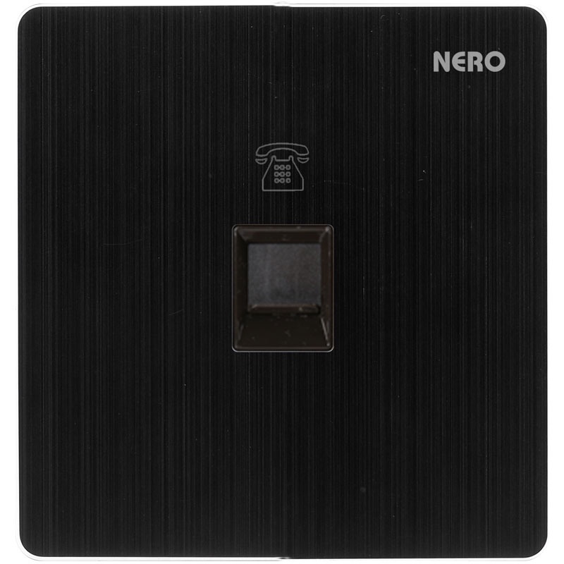 NERO Saklar Telephone Outlet TITANIUM V11PH B