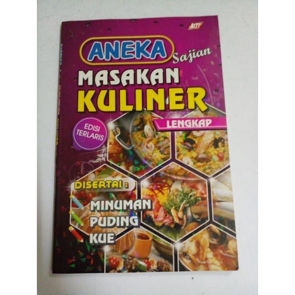 

BUKU MASAKAN KULINER // BUKU ANEKA SAJIAN MASAKAN KULINER