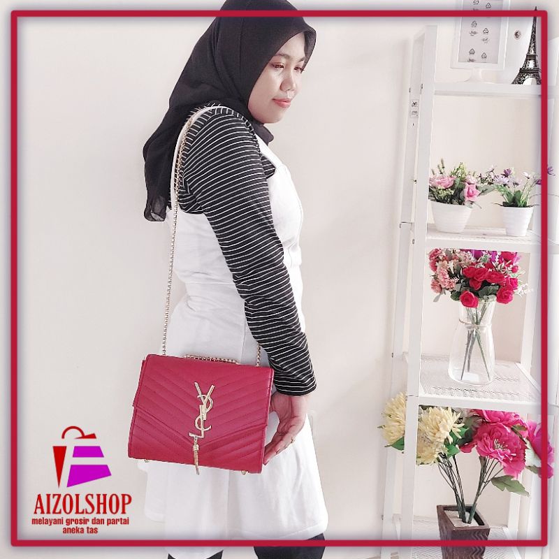 tas selempang wanita YOLA rantai slingbag