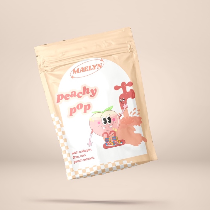 

COLLAGEN DRINK RASA PEACH PEACHYPOP BY MAELYN MINUMAN SERBUK PIRT