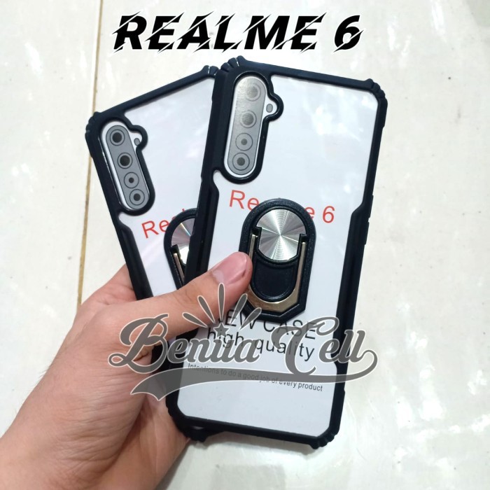 CASE REALME NARZO - CASE ARMOR SHOCKPROOF + RING REALME NARZO - BC