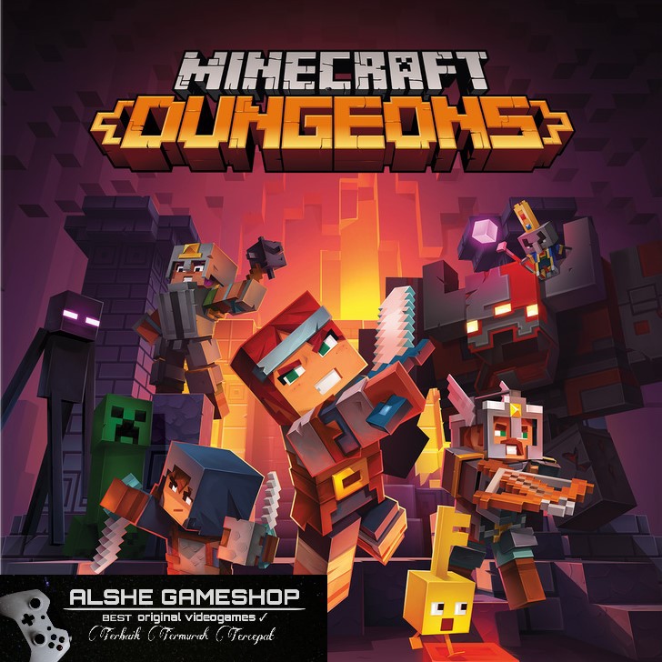 Game Mine craft  / Minecraft Dungeons PC / Original Termurah