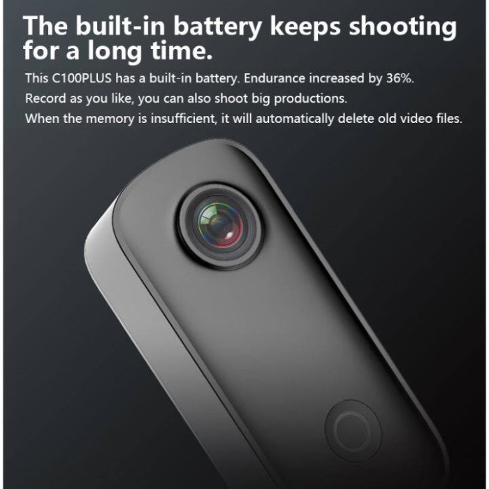 SJCAM C100 Plus Body action camera thumb magnetic High resolution