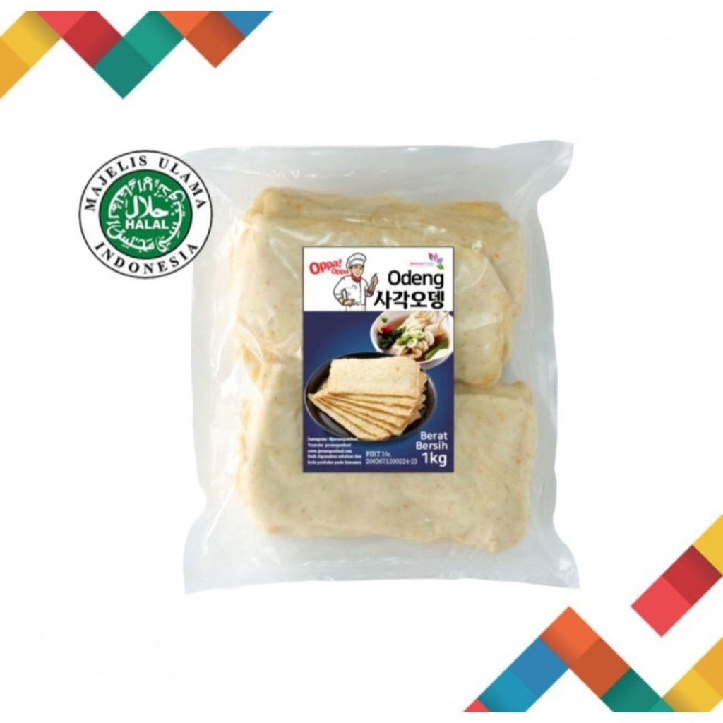 

Oden Odeng | Eomuk Kotak| Korean Fish Cake OPPA 1Kg