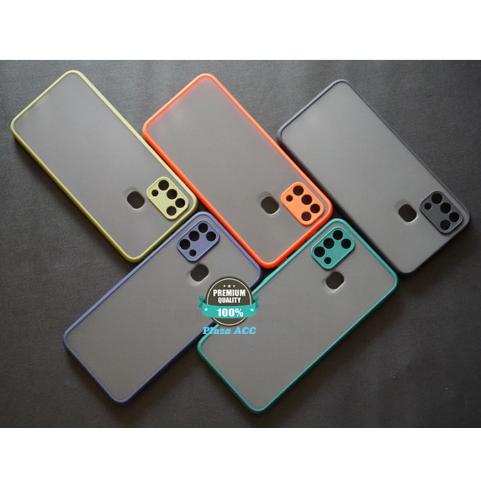 Case Samsung M31 - Casing Samsung M31 Case Matte Camera Protect Cover