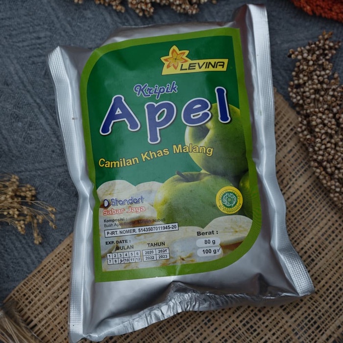 

TERLARIS Keripik Apel standart 100 gram kripik buah Malang