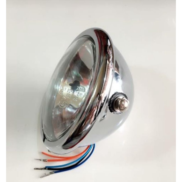 lampu depan cb 100 crome/ kaca clear