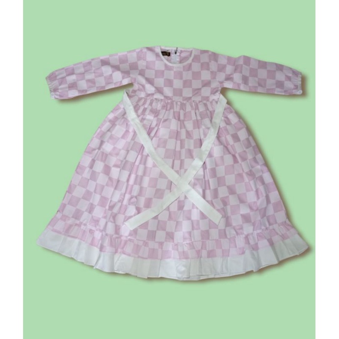 GAMIS ANAK MOTIF KOTAK-KOTAK