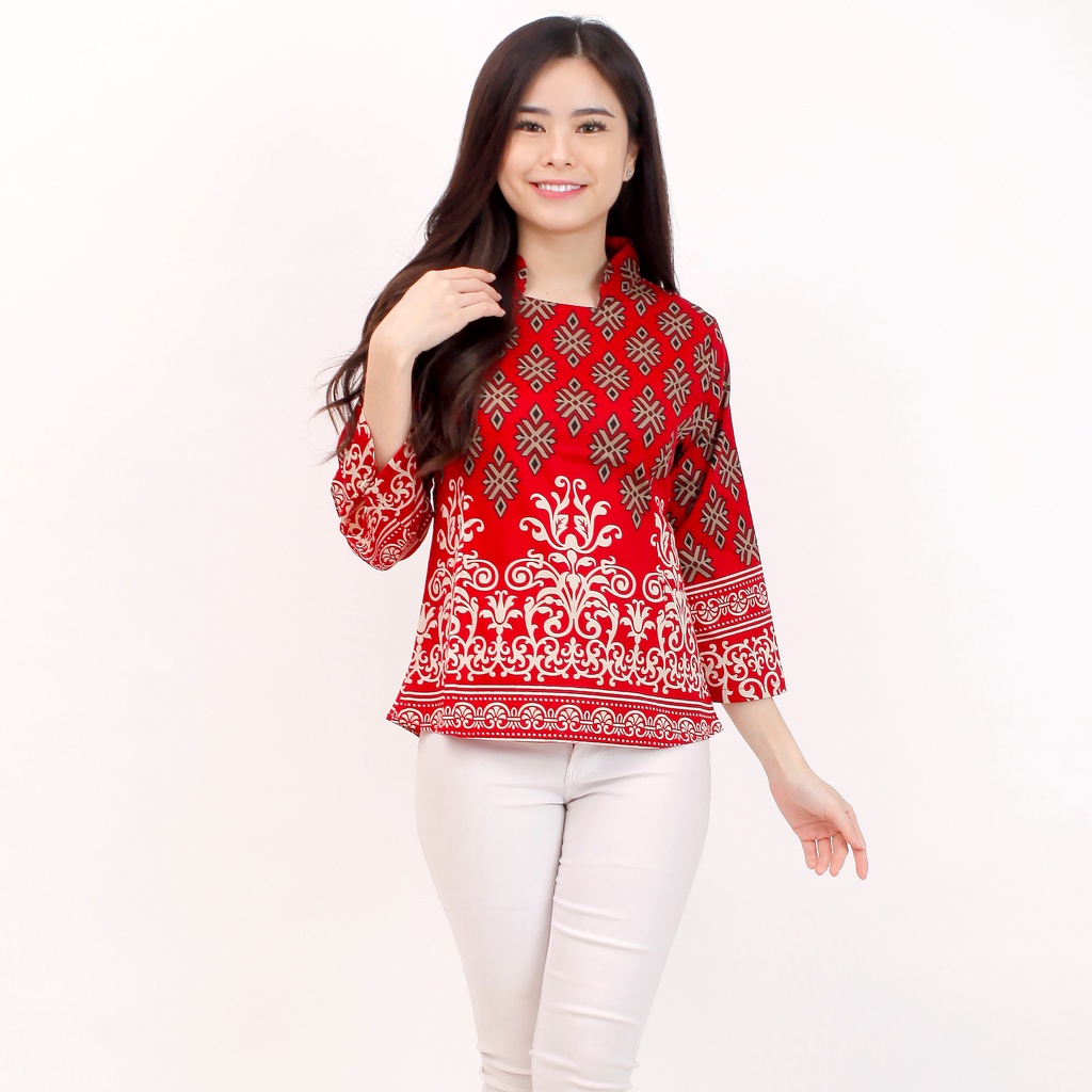 Batik Wanita - Atasan Batik 559 - 974-Red Wajig