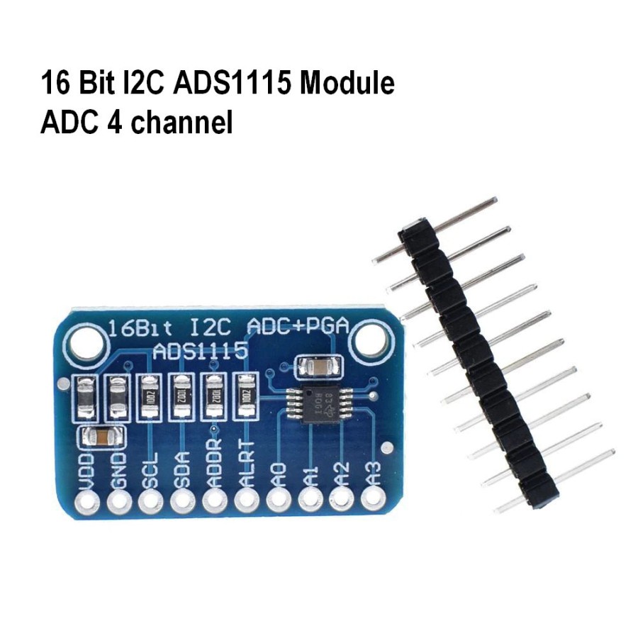 Jual 16Bit I2C ADS1115 Module ADC 4 ch with Pro Gain Amplifier for ...