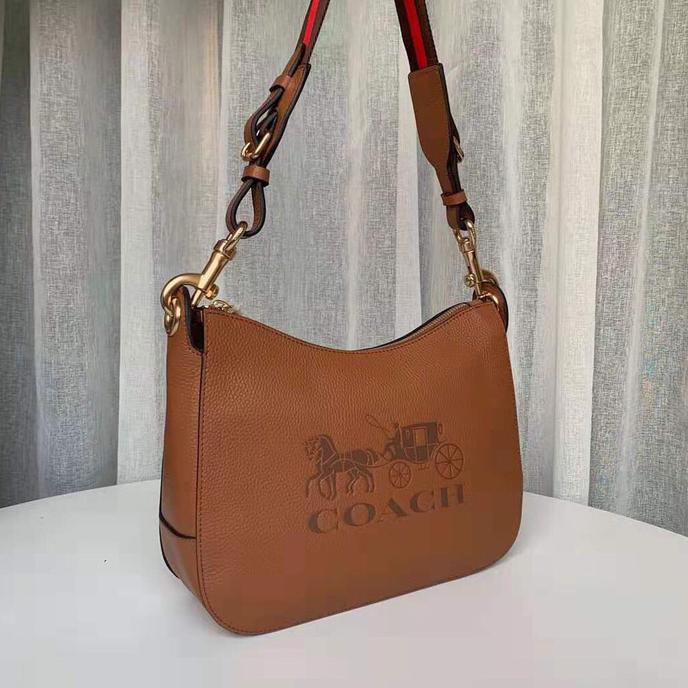 Kualitas Terbaik Coach Leather Jess Hobo PROMO