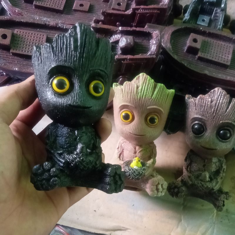 GROOT hiasan aquascape aquarium