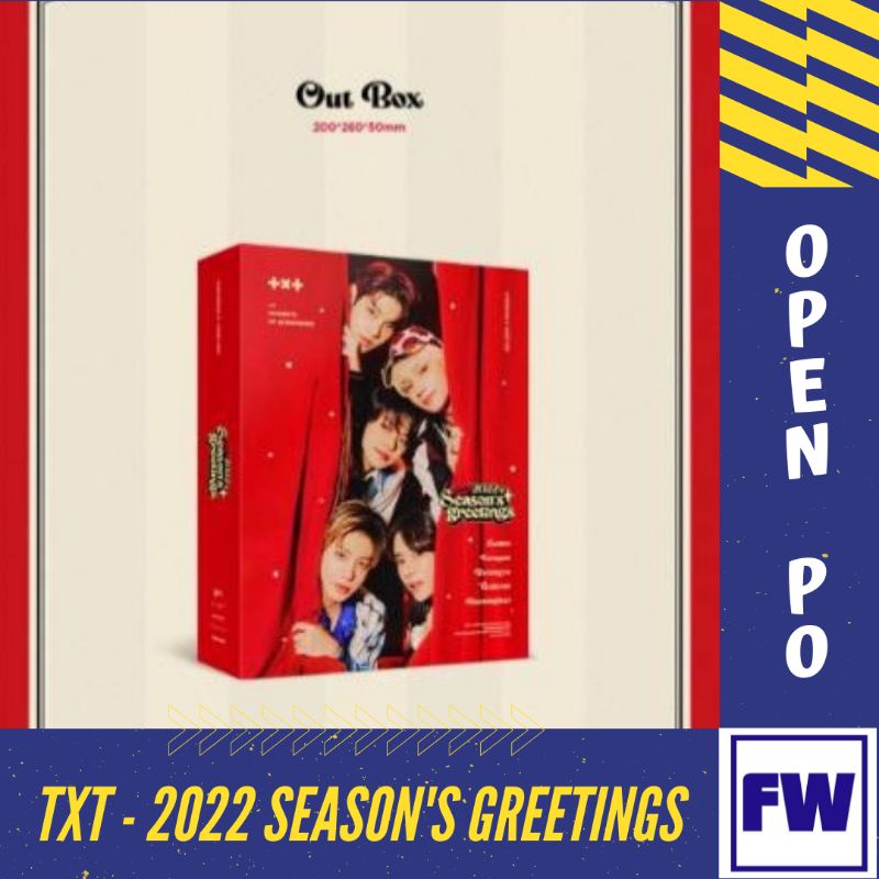 [Pembayaran 1] TXT 2022 Season's Greetings Official - TXT Merch Official - Kpop Season's Greetings O