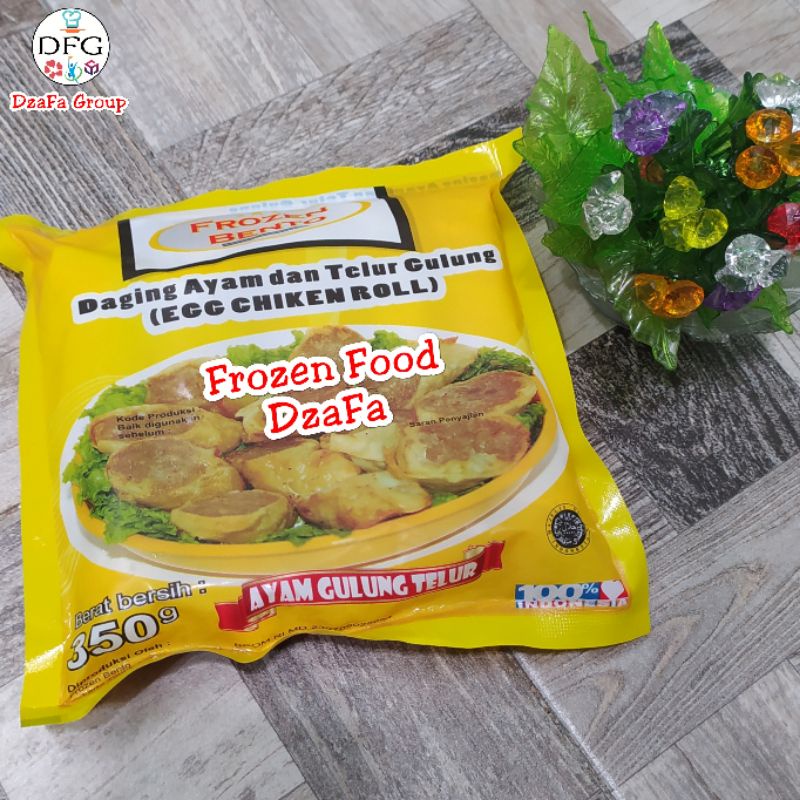 

Egg Chicken Roll Frozen Bento 350 gr