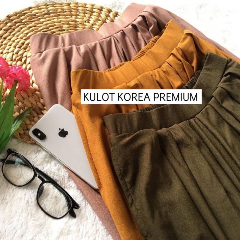 KULOT POLOS PREMIUM MODEL JATUH LURUS JUMBO  ALLSIZE MUAT S M L Xl  XXL-2