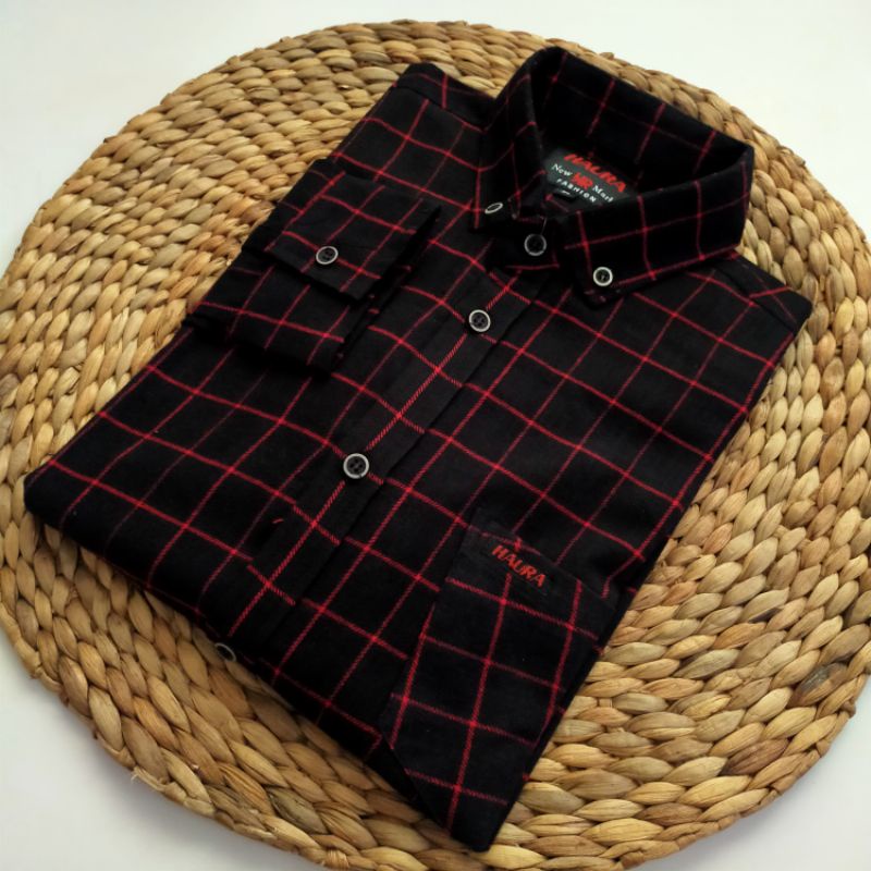 KEMEJA FLANEL KOTAK KOTAK KASUAL WANITA LENGAN PANJANG | ATASAN CEWEK | OUTER FLANEL-F5