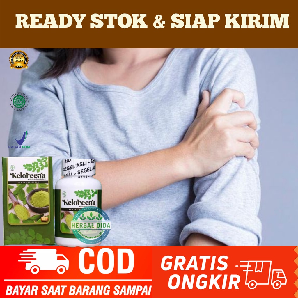 KELOREENA 100% ORIGINAL BPOM, Obat Herbal Pegal Otot Lengan, Obat Nyeri Otot Lengan Kanan, Obat Otot
