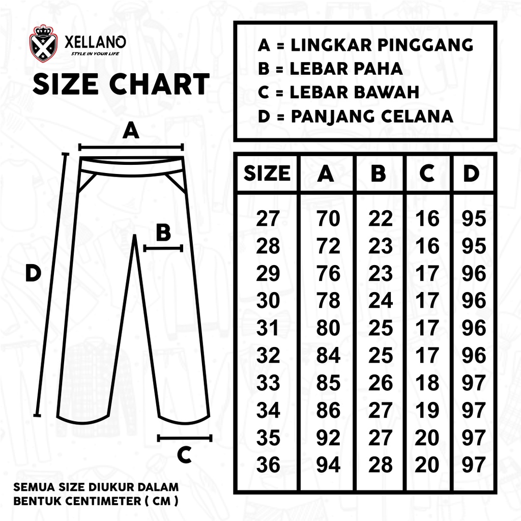 Celana Formal Pria Panjang Kerja Kantor Slimfit Bahan Kain Drill Warna Hitam 28-36