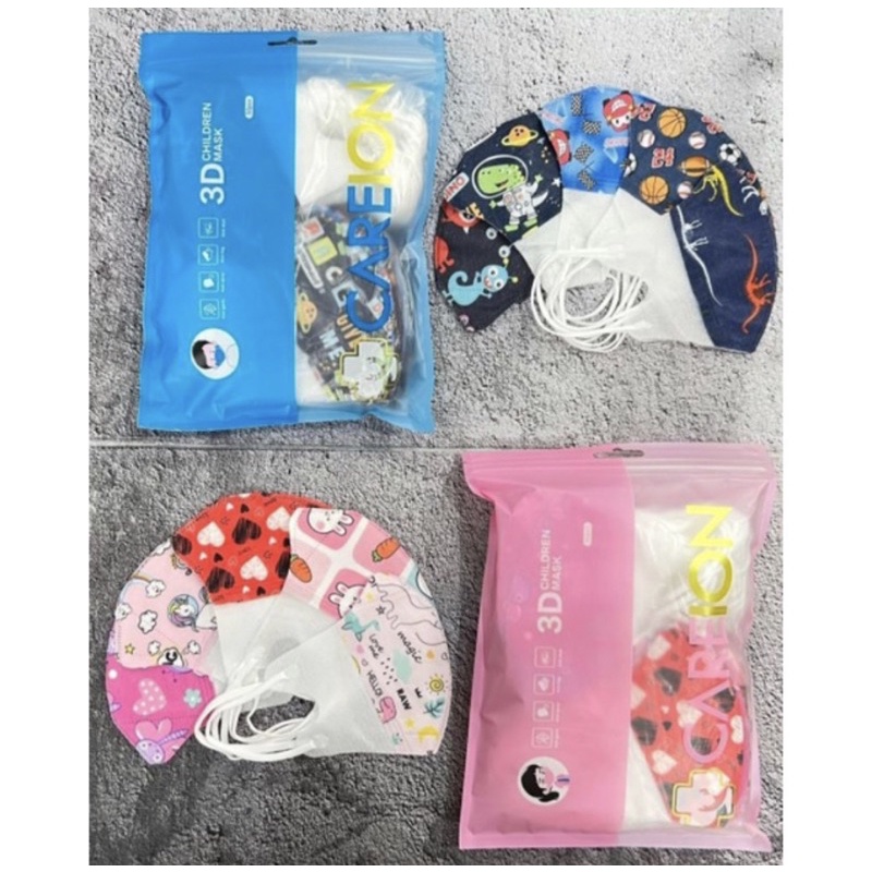 Masker Duckbill Careion anak karakter lucu motif BTS isi 50 Pcs