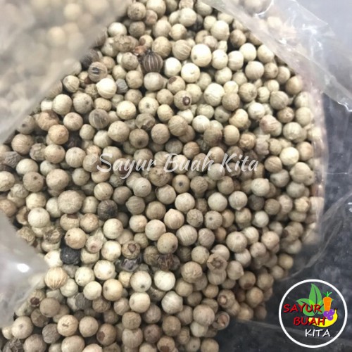 

Lada Putih Asli / Merica Bumbu Dapur / Rempah Rempah Asli Per 100 gram