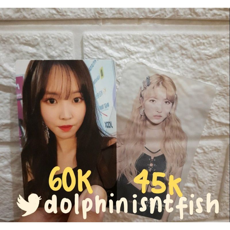 Official photocard Yuju Sowon Gfriend Time for Us