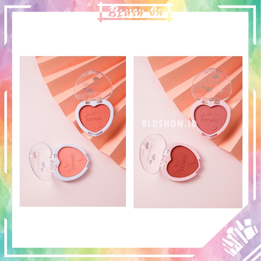 Lameila Blush On 4 Color Love Pallete 5107