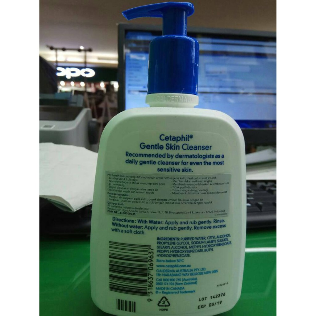 Promo Cetaphil Gentle Skin Cleanser 500ml Di Lapak Vitaminmurahdotcom Susatia79 77 Shopee Indonesia