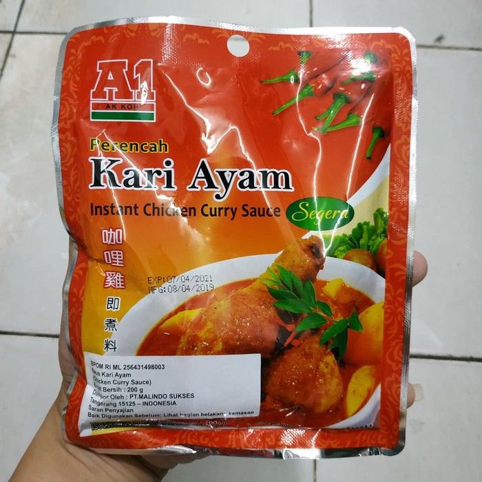 

A1 Bumbu Kari Ayam Segera. Instant Chicken Curry Sauce