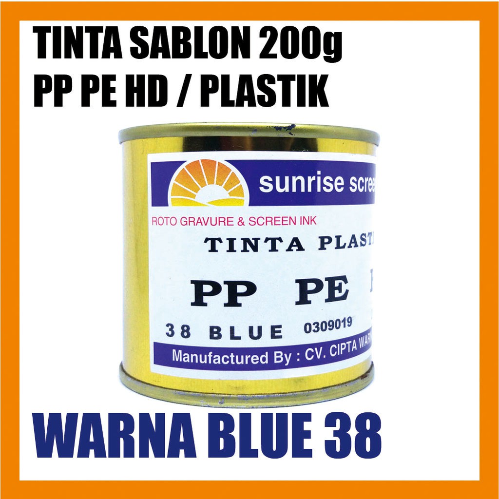 

Tinta Sablon Plastik PPHD 38 BLUE 200g