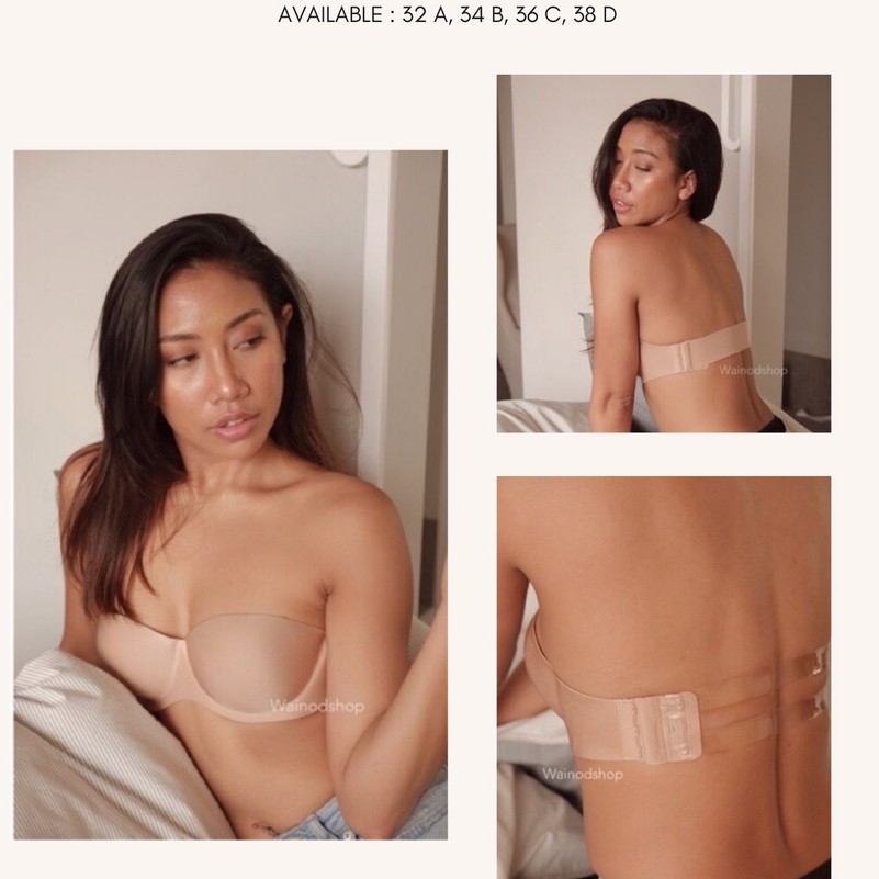 STRAPLESS &amp; SEAMLESS BRA - WAINODSHOP