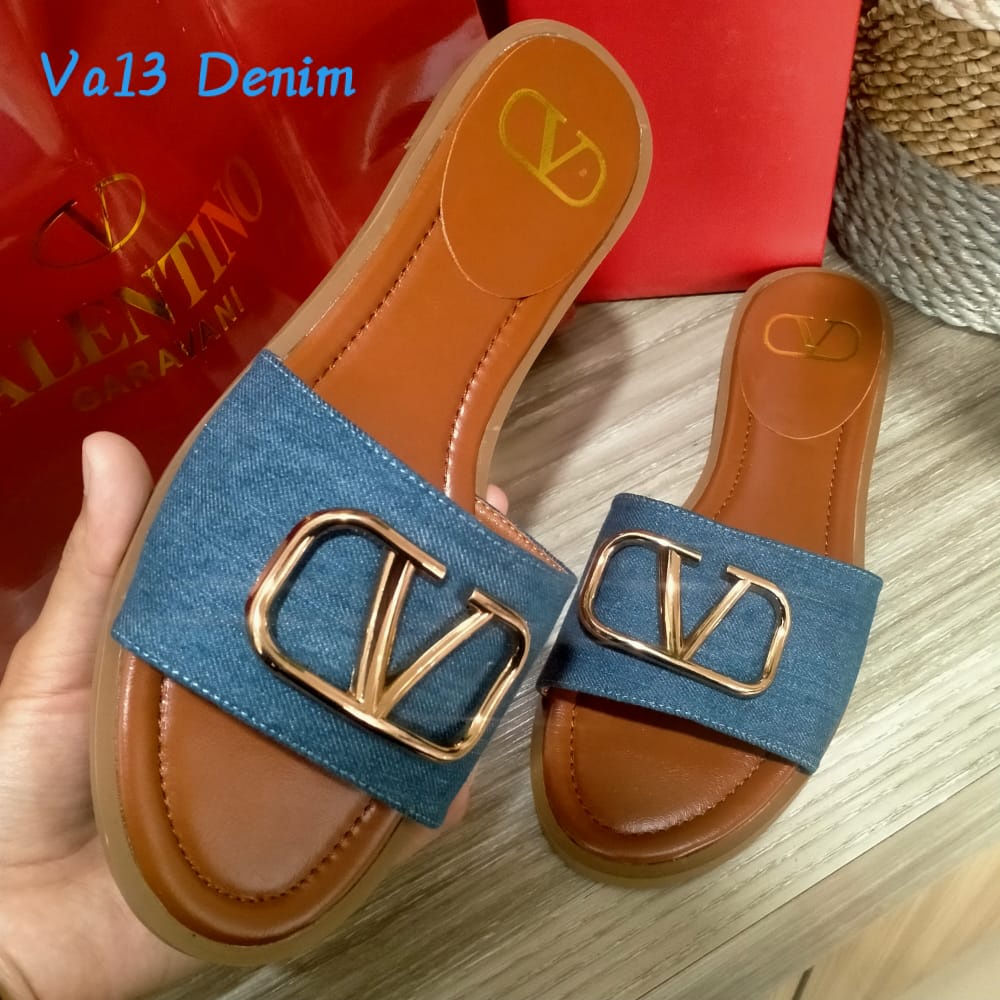 Sandal Wanita jeans Va 13