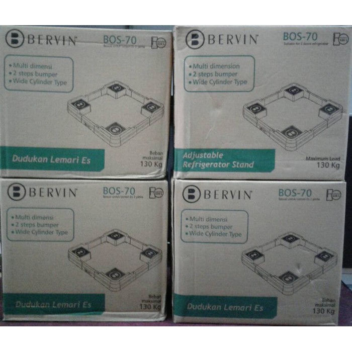 New DUDUKAN / TATAKAN RODA KULKAS / MESIN CUCI 1 TABUNG BERVIN BOS 70