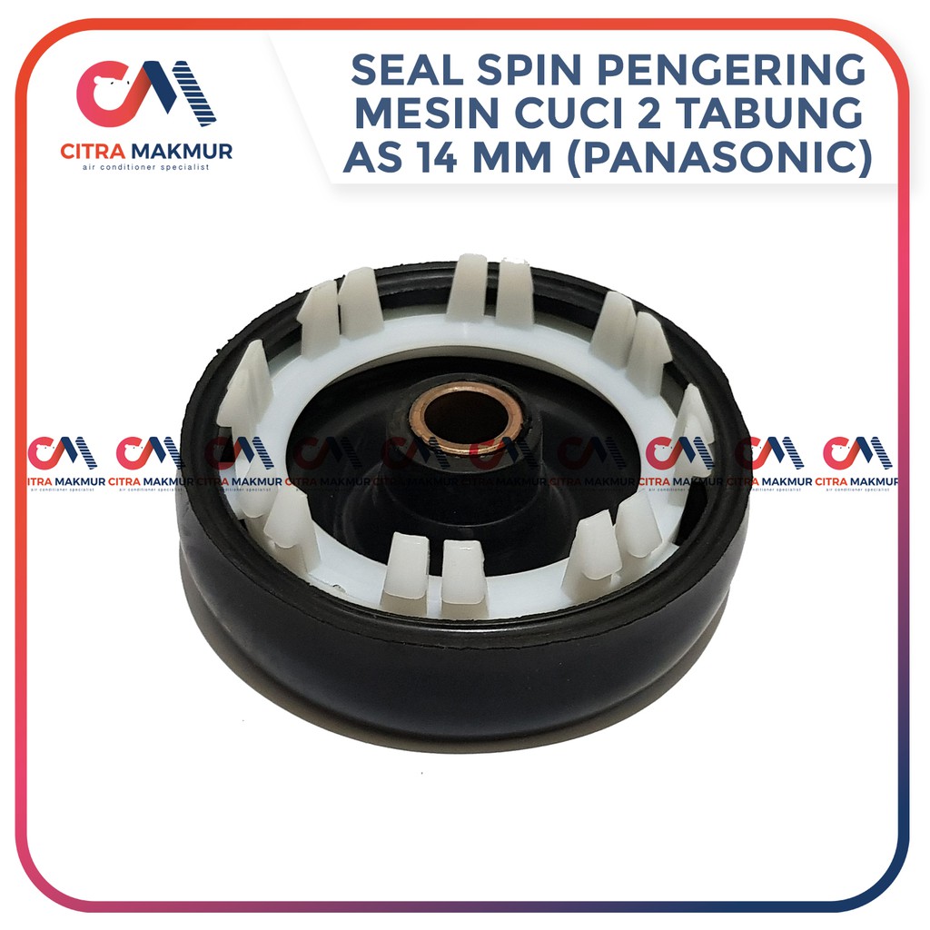 Seal Spin Panasonic Lubang As 14 mm Karet 2 Tabung Pengering Mesin Cuci Gigi