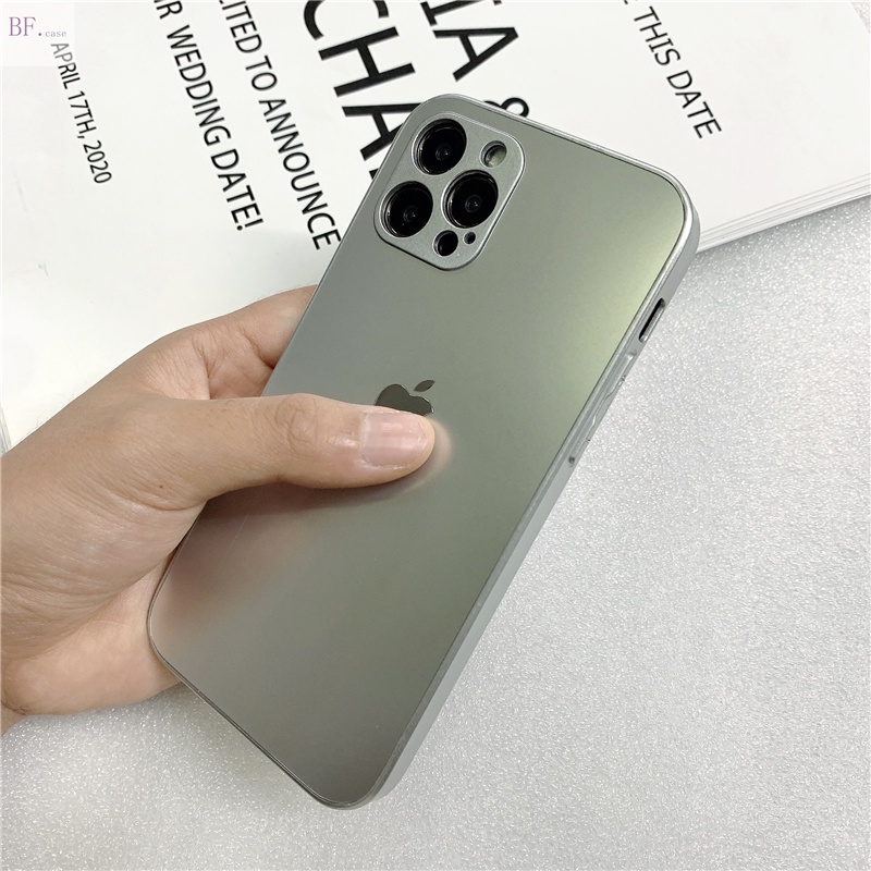 Hard Case Metallic Matte Anti Fingerprint / Fade compatible for Iphone 11 / 12 / 13pro Max / X / Xr / Xsmax / 7 / 8plus