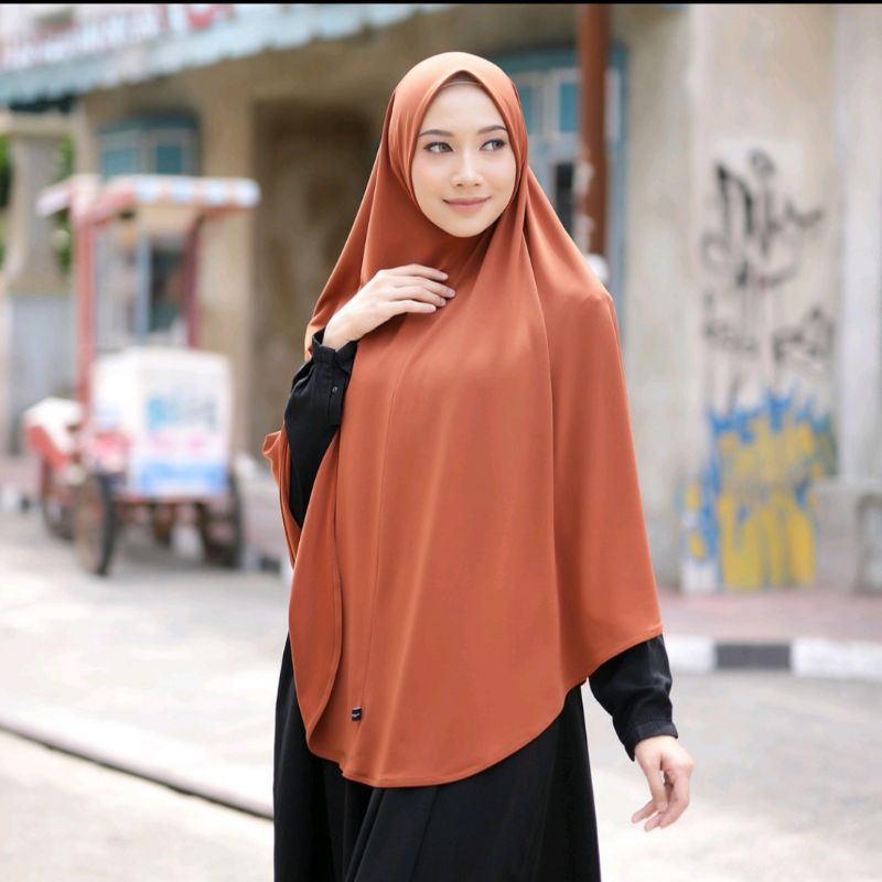 NOURA INSTANT SYAR'I (DEFECT) Raina Signature Bergo Daily Syari Anti Tembem NOURA Syari