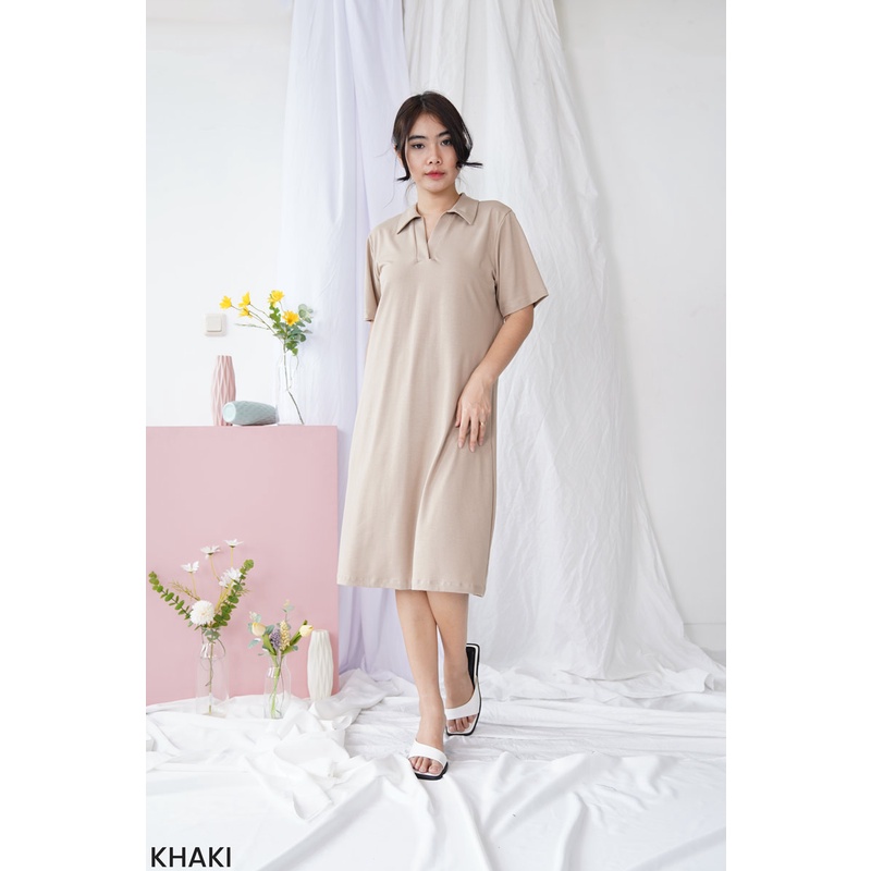 Colar Casual Dress Party Wanita