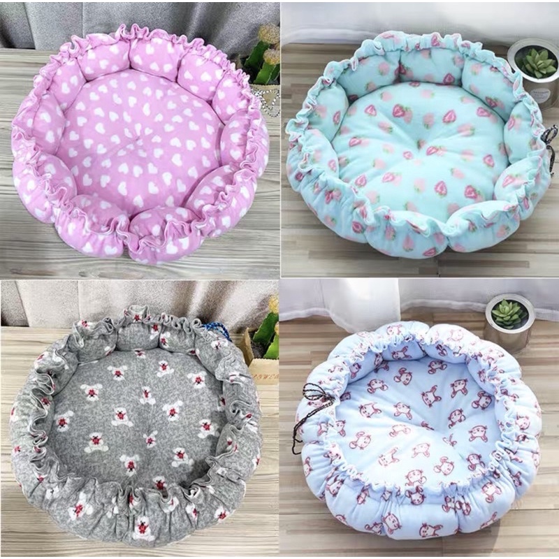 Tempat Tidur Renda Anjing Kucing Ruffle Bed for Cat Dog