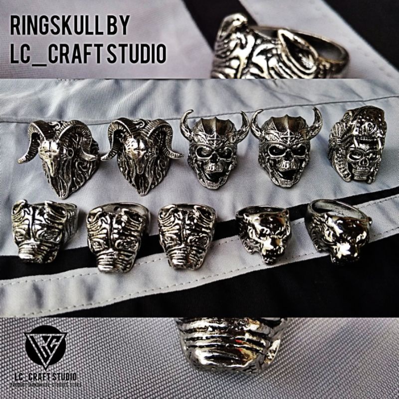 ringskull/cincin tengkorak/cincin viking (part.01)