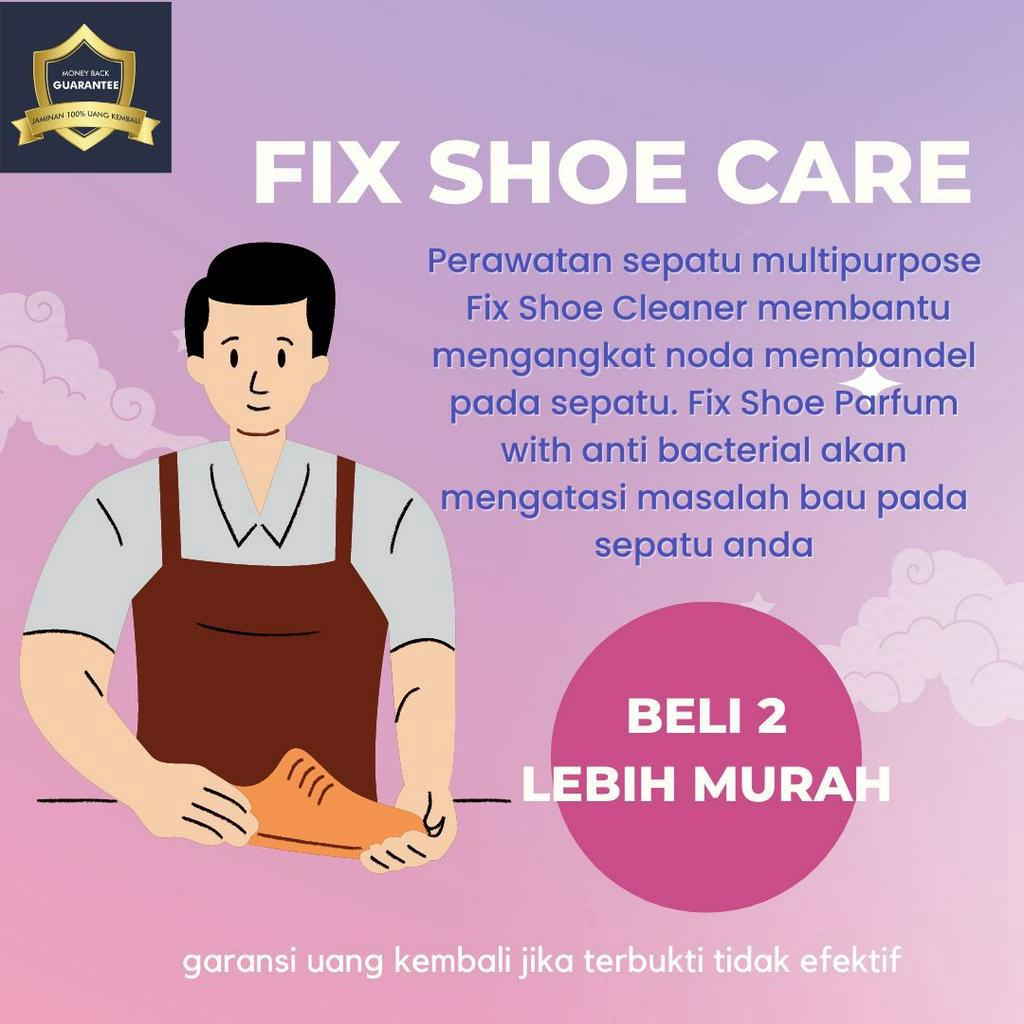 Paket Shoes Care Sabun Cuci Pembersih dan Parfum Sepatu Anti Bau dan Bakteri