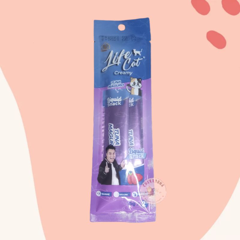 Life Cat Creamy Treats Liquid Snacks 2Pcs