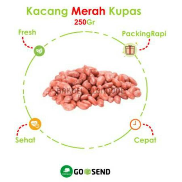 

KACANG MERAH BASAH KUPAS 250GRAM / RED BEANS / FRESH VEGETABLES / VEGETABLE / SAYUR SAYURAN SEGAR